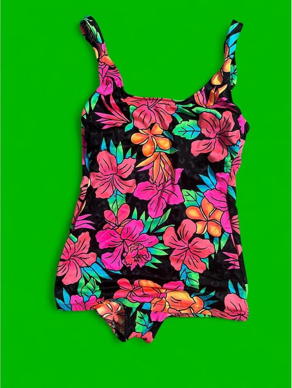 American Vintage Women's Multi and Black Swimsuit-one-piece